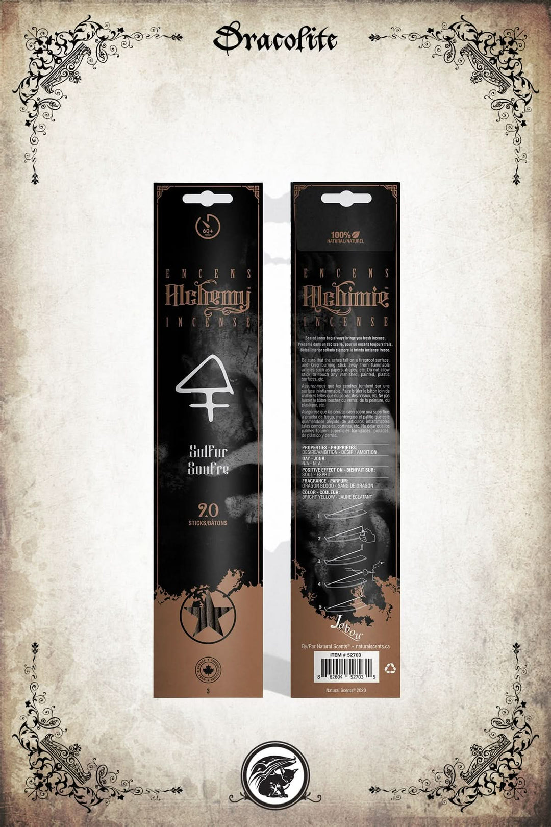 Alchemy Collection Incense - Air, Water, Fire, Planets &amp; Elements | Natural Scents