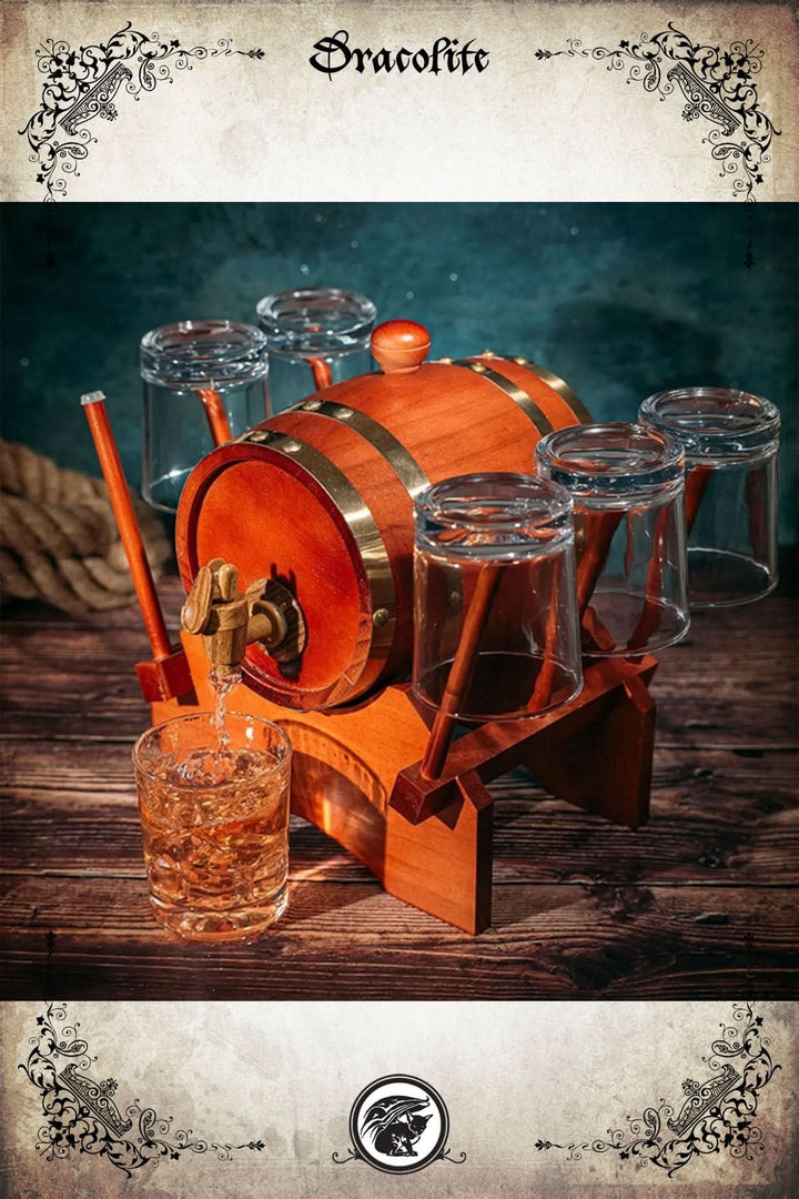 Barrel Carafe 6 Glasses